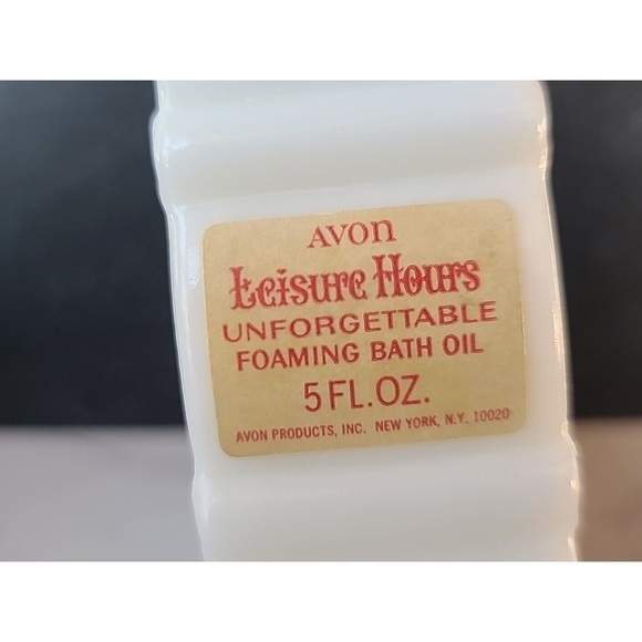 Avon Leisure Hours Charisma Foaming Bath Oil 5oz Empty - Picture 8 of 10